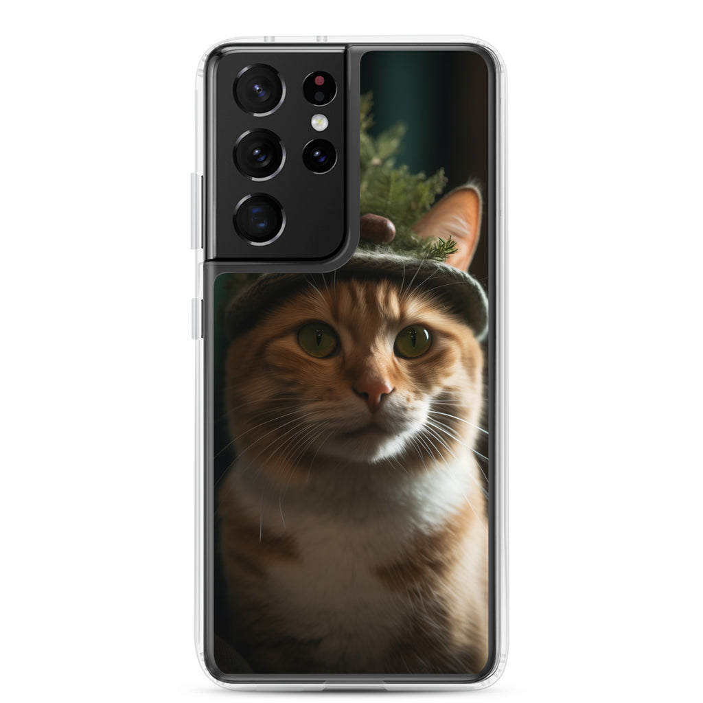 Cat Hat F Clear Case for Samsung®