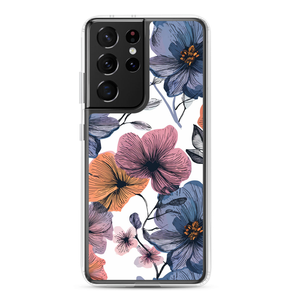 Flower Beautiful Clear Case for Samsung®