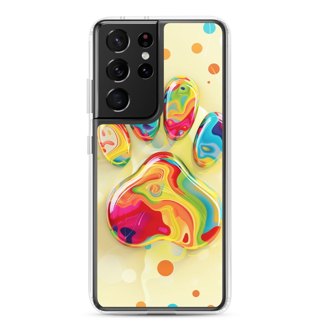 Artistic PawPrints Celestia Clear Case for Samsung®