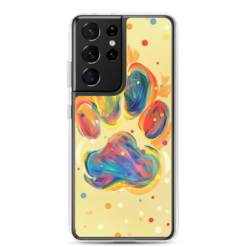 Artistic PawPrints Dreamscape Clear Case for Samsung®