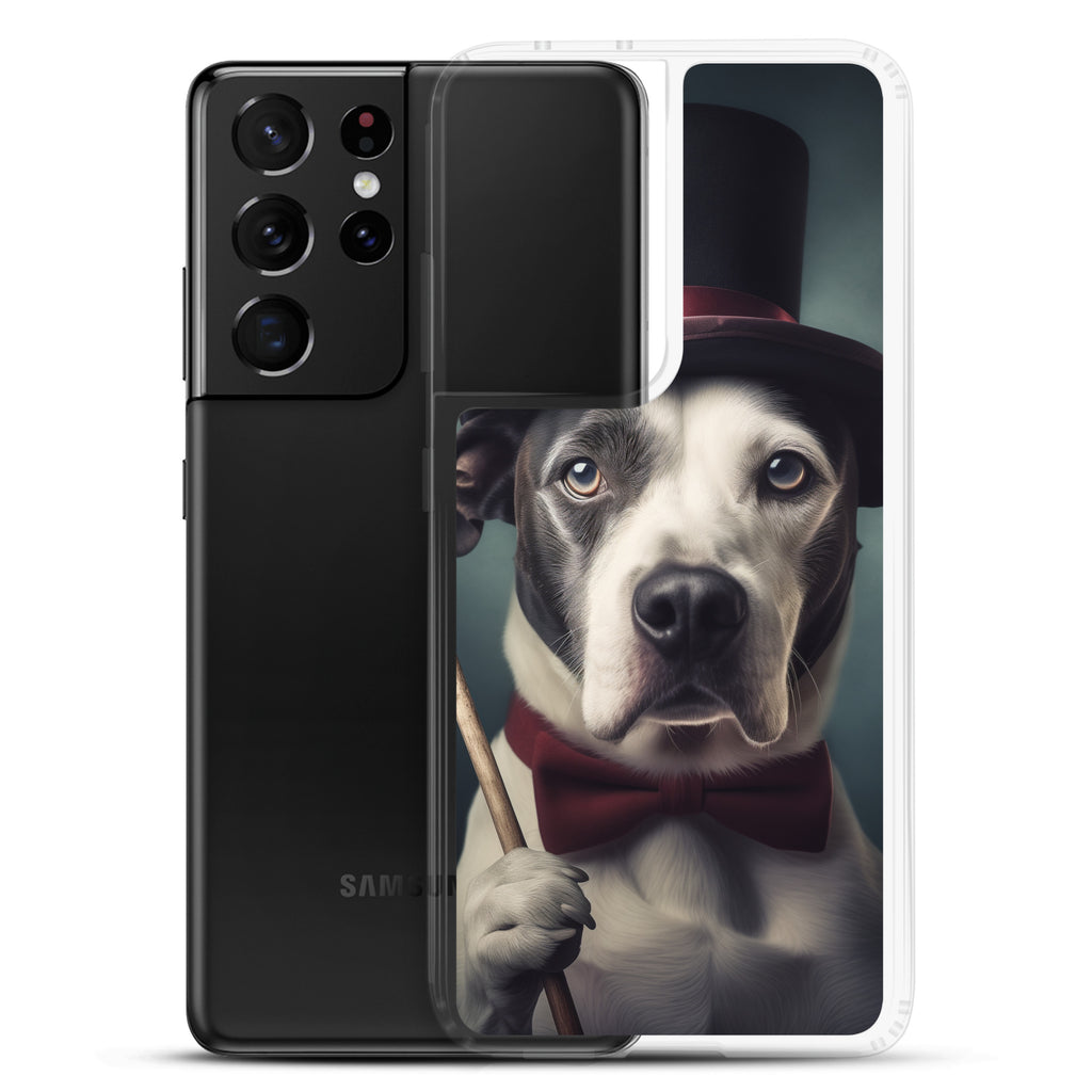 Top Hat Dog D Clear Case for Samsung®