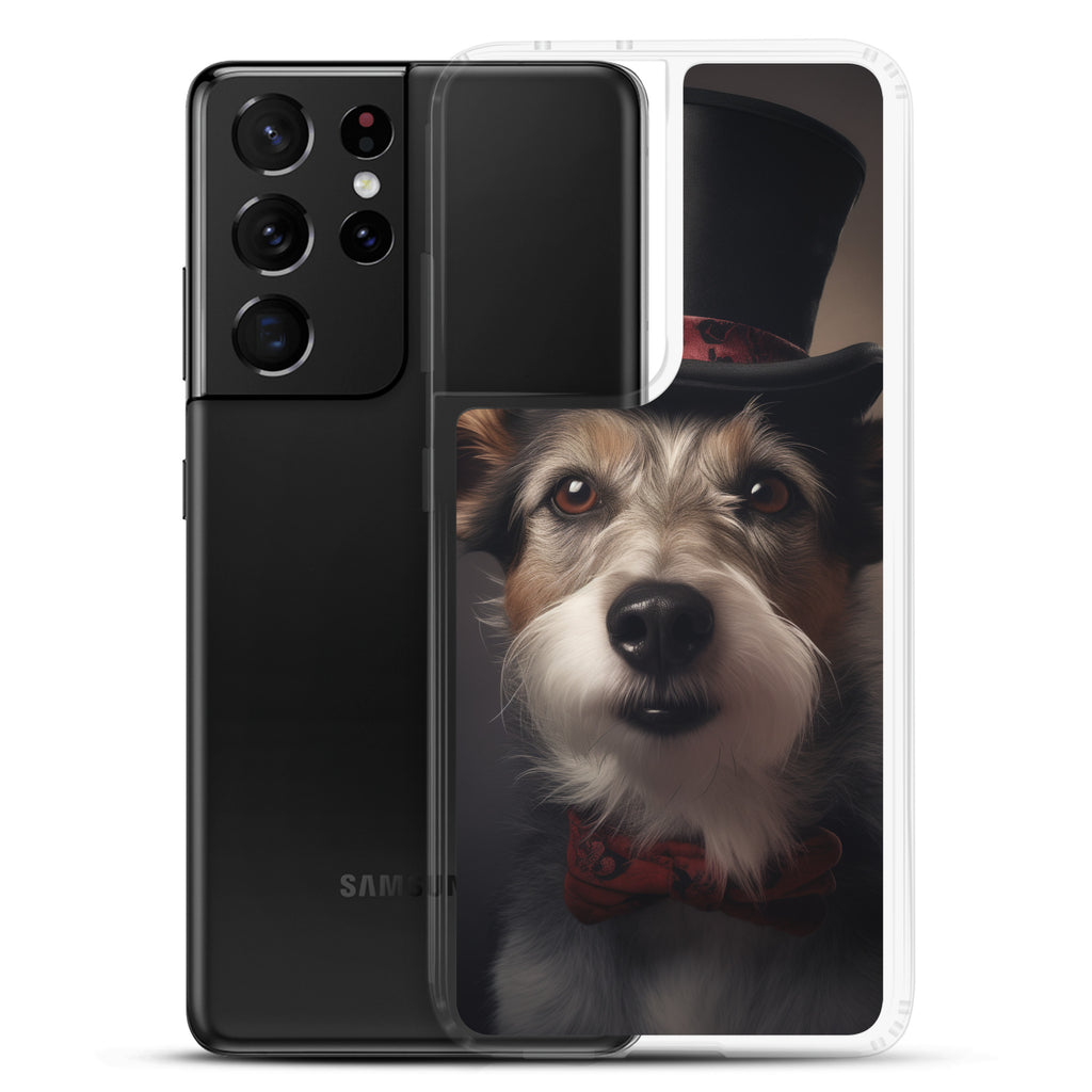 Top Hat Dog E Clear Case for Samsung®