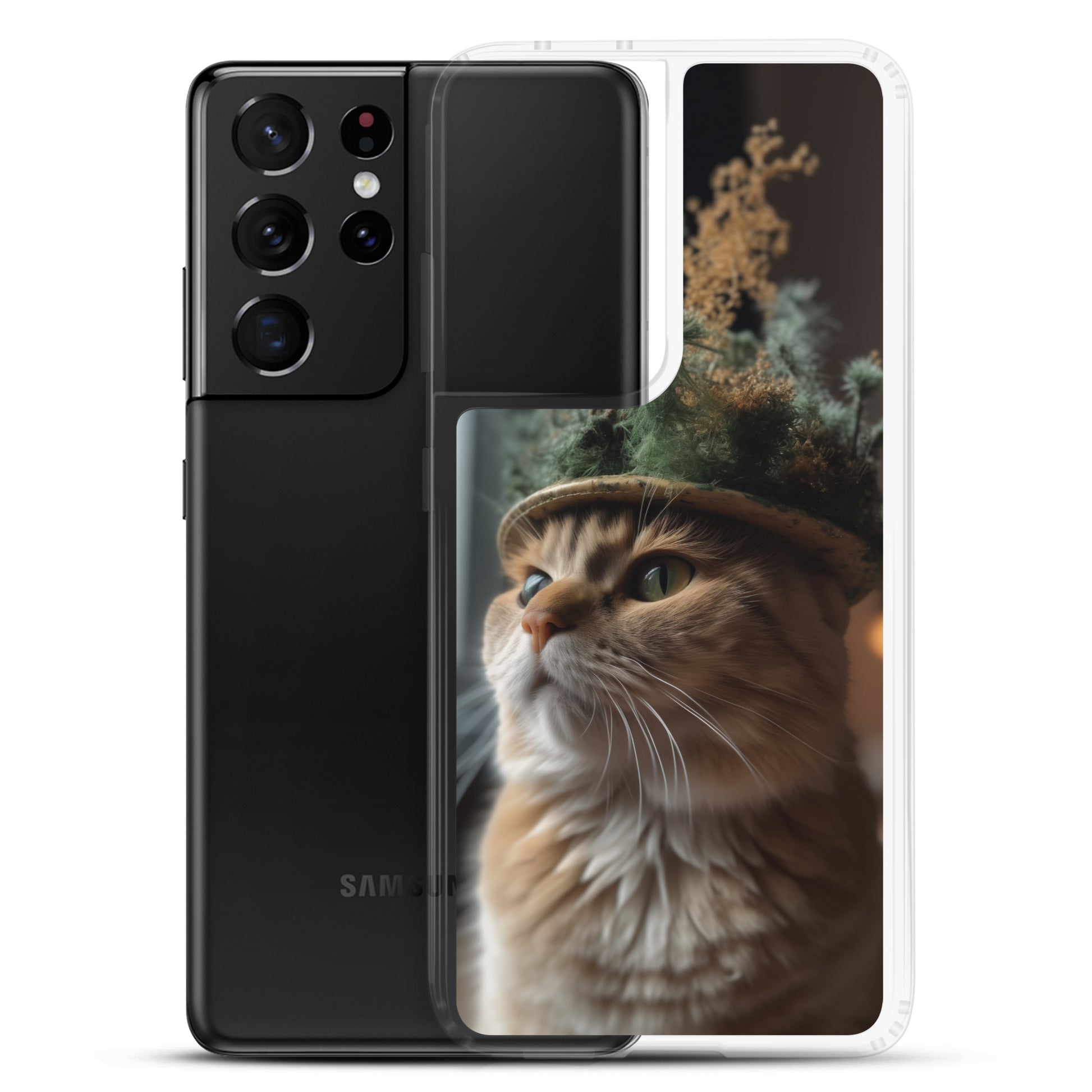 Cat Hat BClear Case for Samsung®