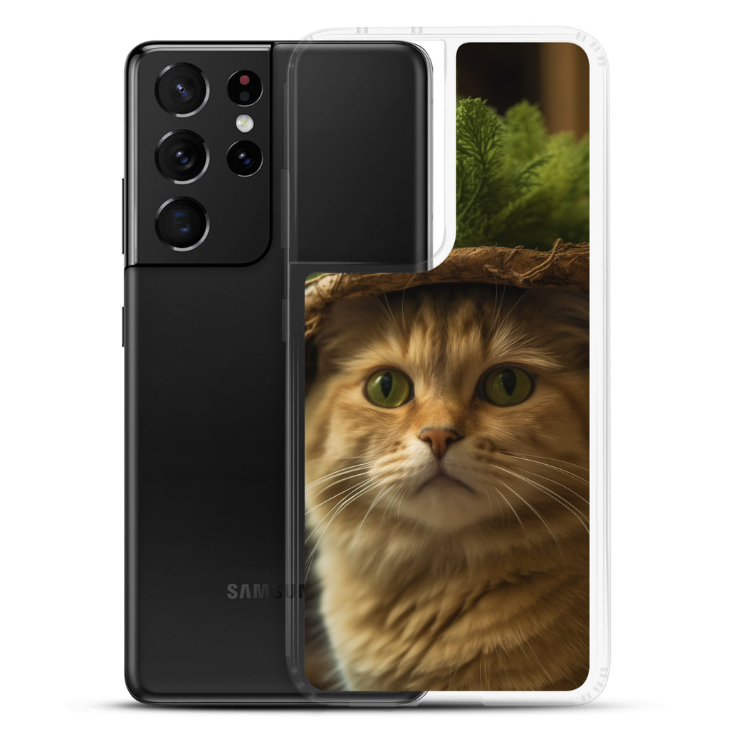 Cat Hat D Clear Case for Samsung®