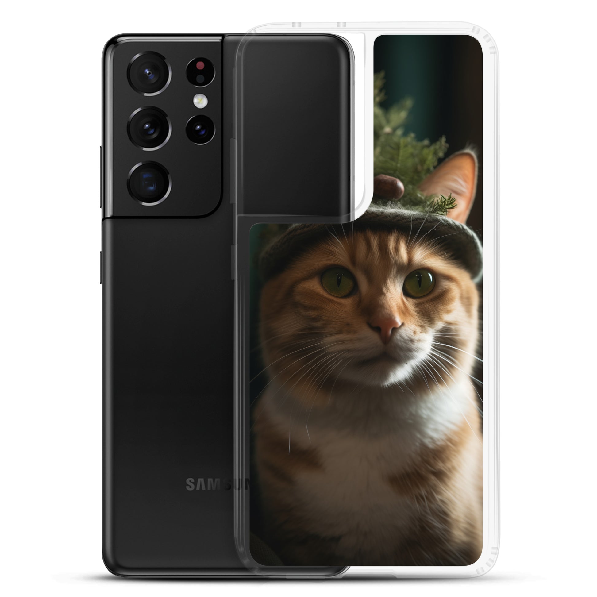 Cat Hat F Clear Case for Samsung®