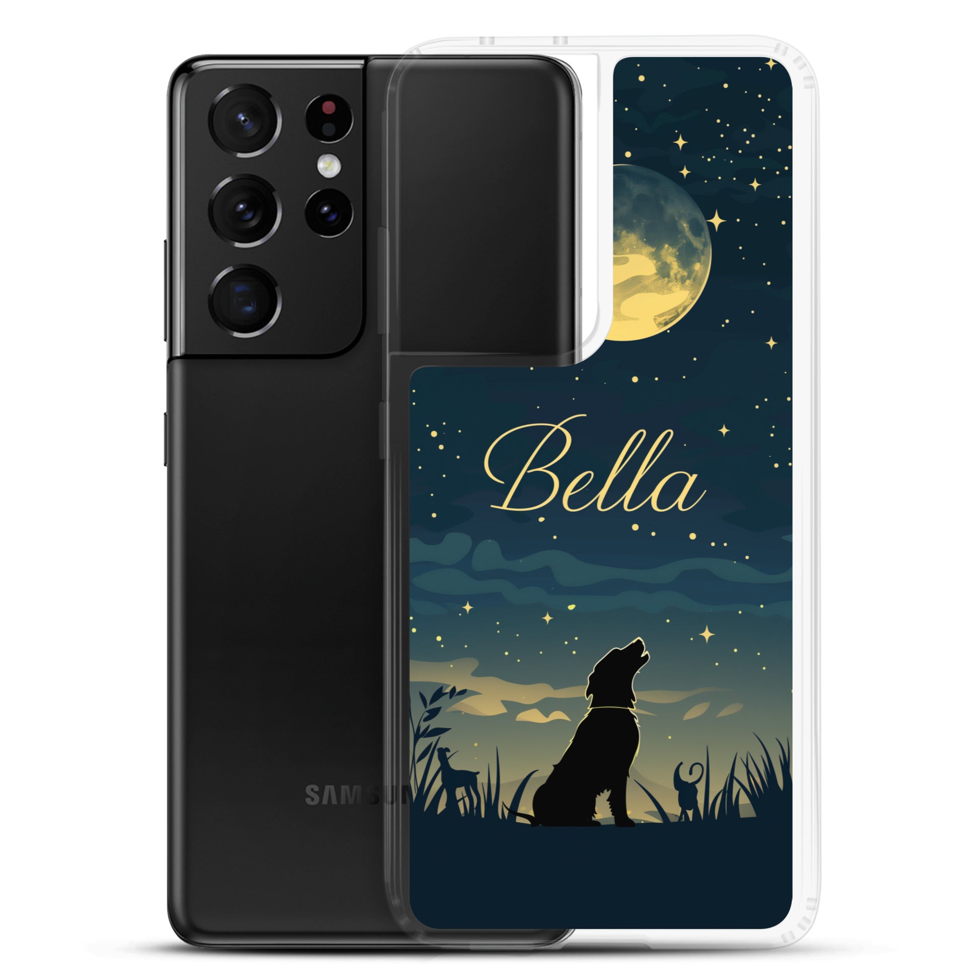 Canine Name Bella Clear Case for Samsung®