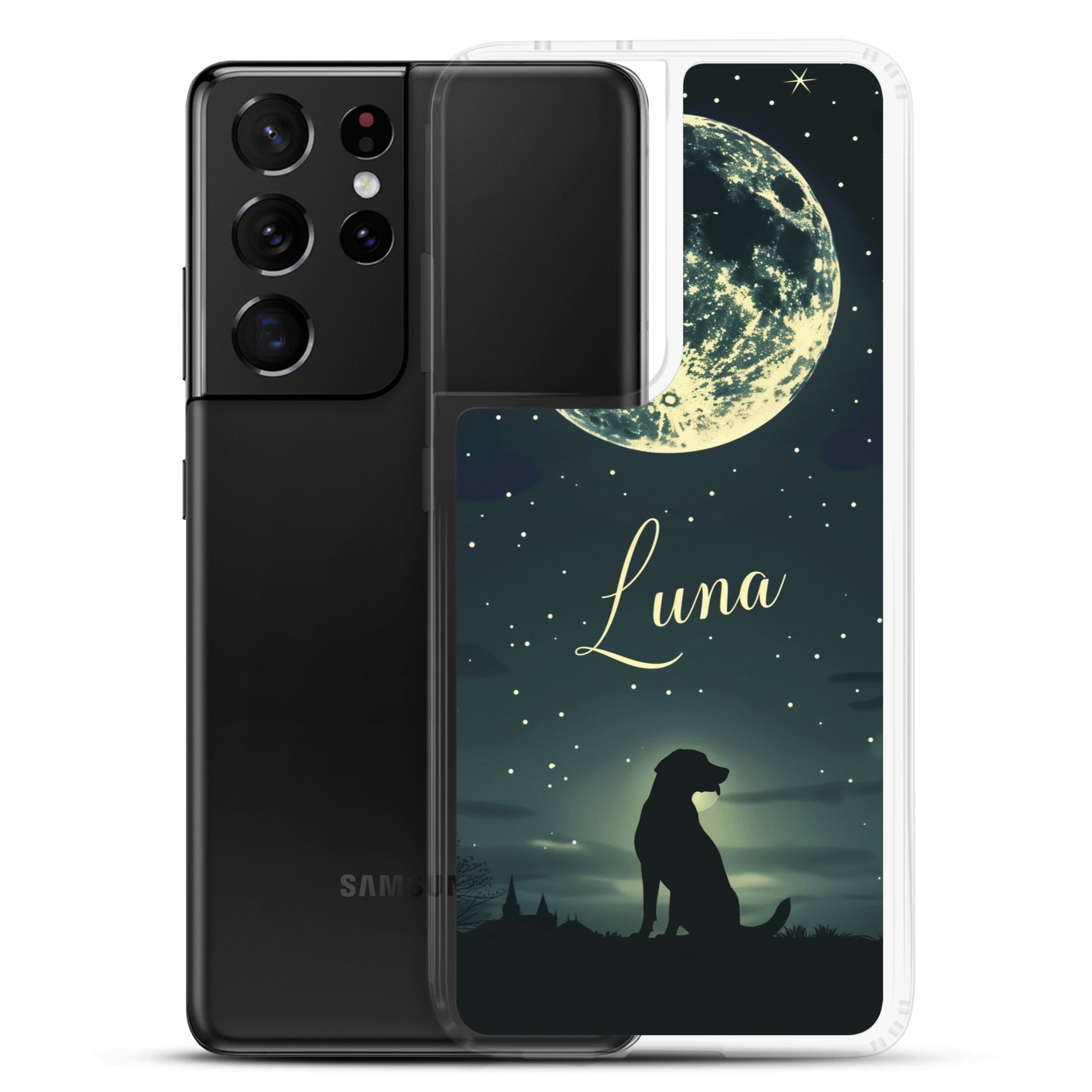 Canine Name Luna Clear Case for Samsung®