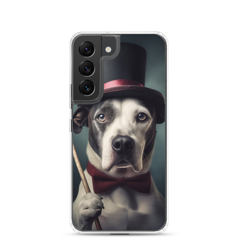 Top Hat Dog D Clear Case for Samsung®