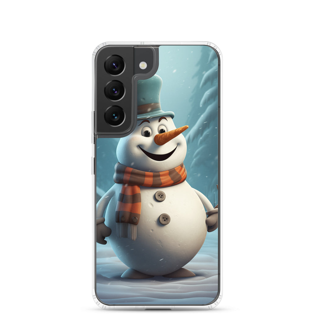 Snowman Gray Clear Case for Samsung®