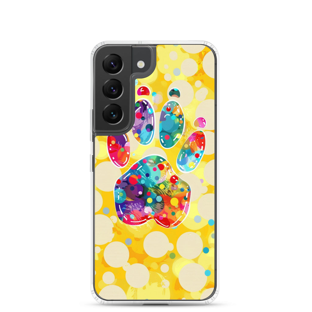 Artistic PawPrints Borealis Clear Case for Samsung®