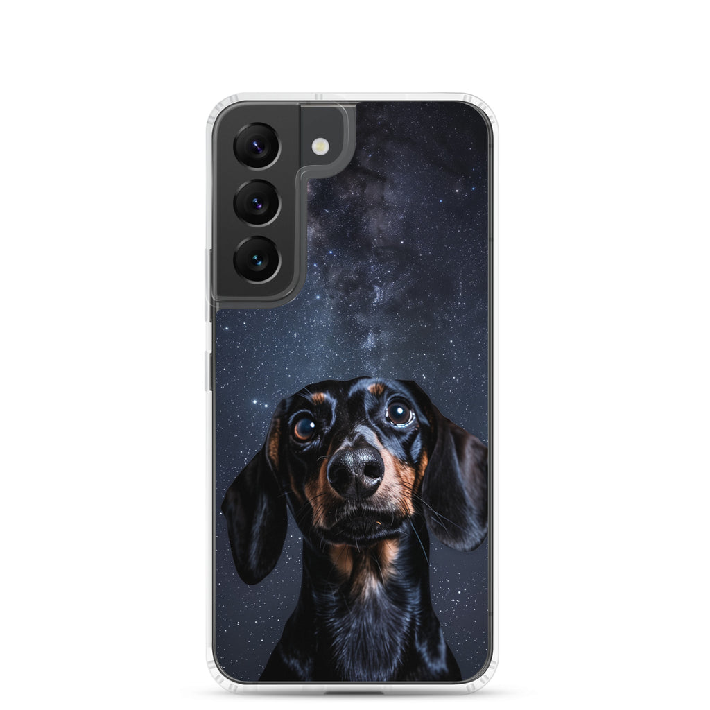 Dachshund Starry Night Clear Case for Samsung®