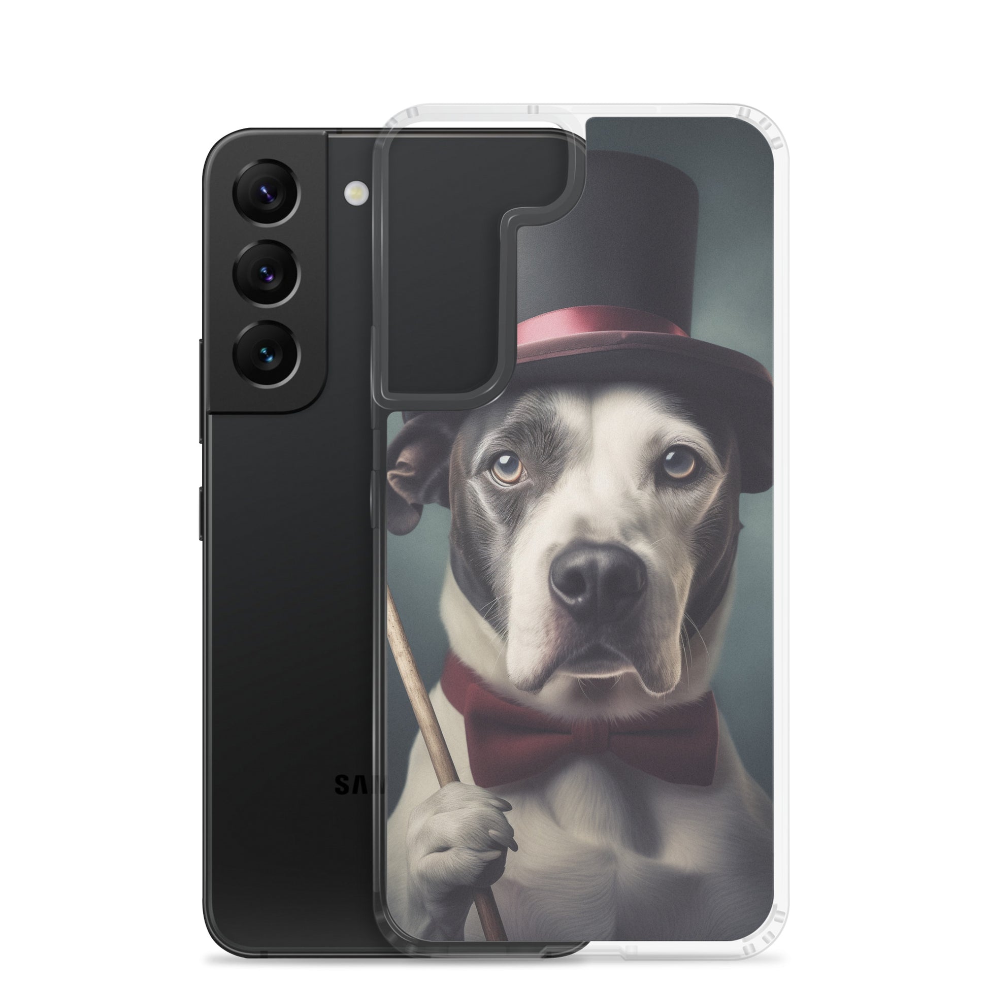 Top Hat Dog D Clear Case for Samsung®