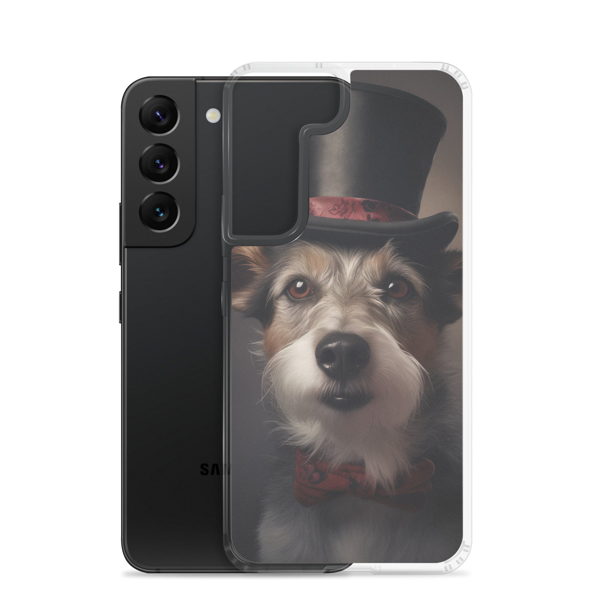 Top Hat Dog E Clear Case for Samsung®