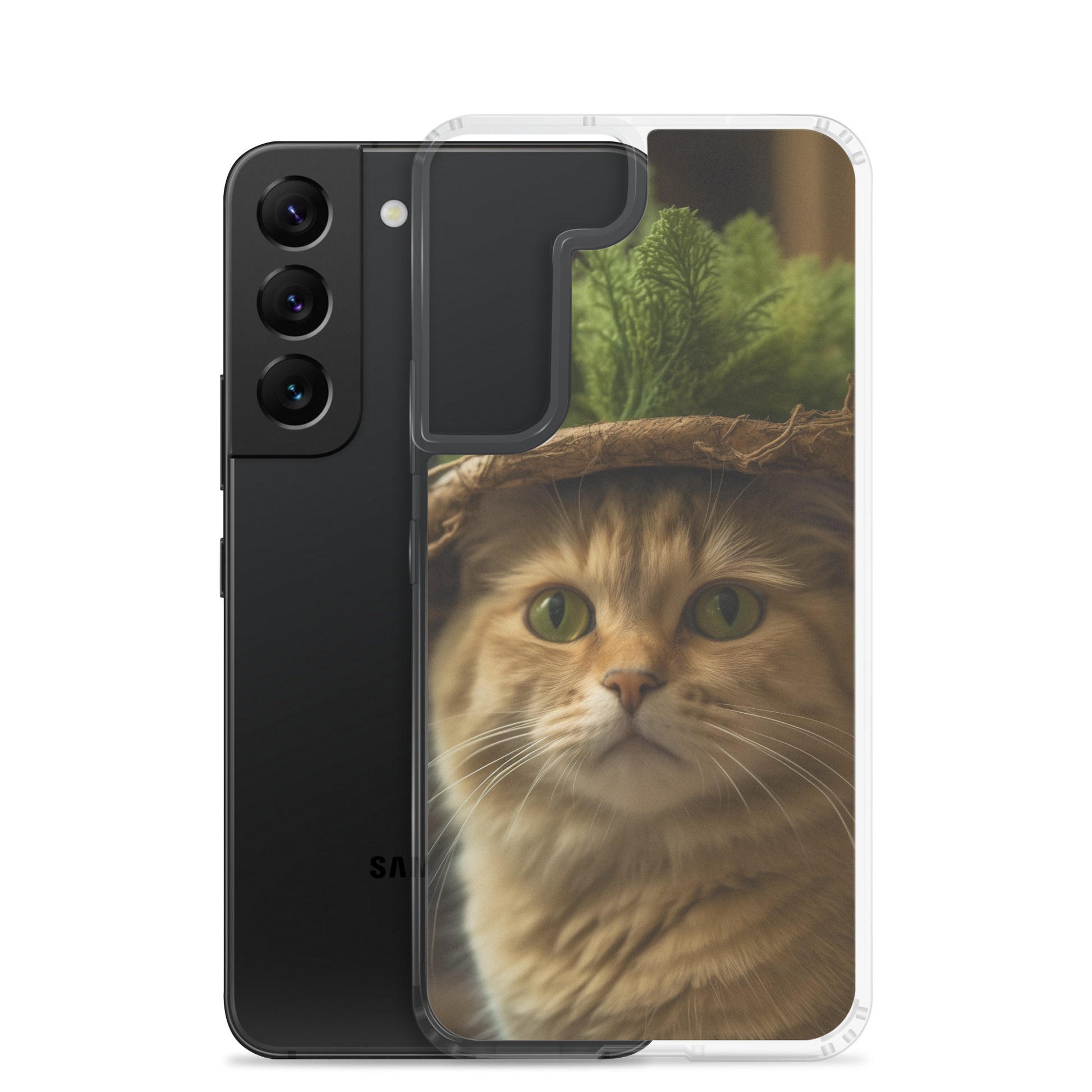Cat Hat D Clear Case for Samsung®
