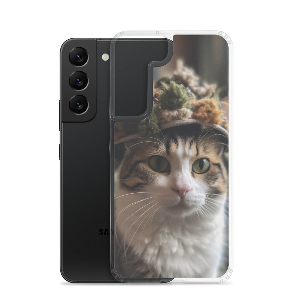 Cat Hat E Clear Case for Samsung®