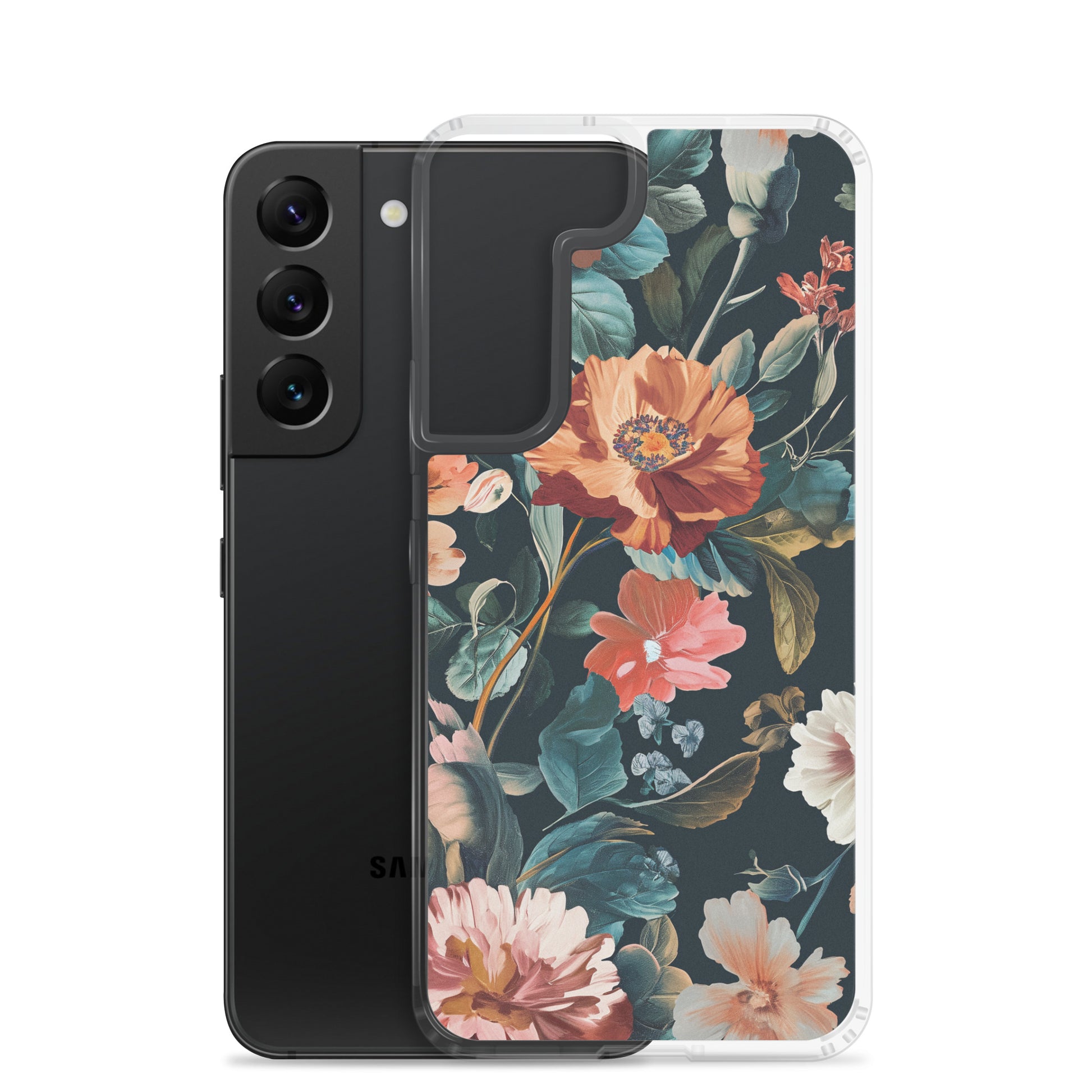 Flower Golden Clear Case for Samsung®