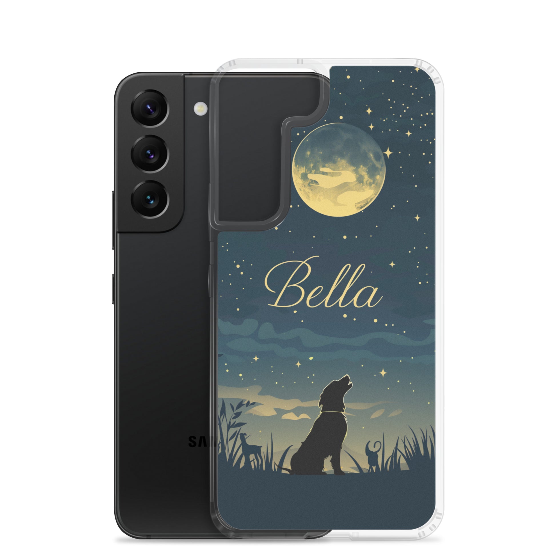 Canine Name Bella Clear Case for Samsung®