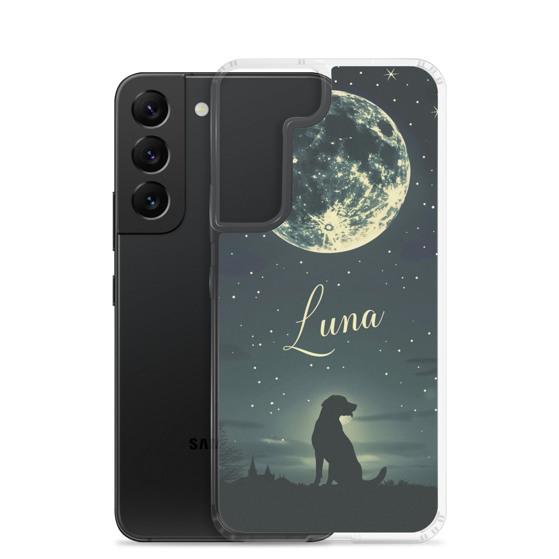 Canine Name Luna Clear Case for Samsung®
