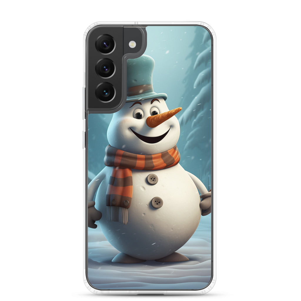 Snowman Gray Clear Case for Samsung®