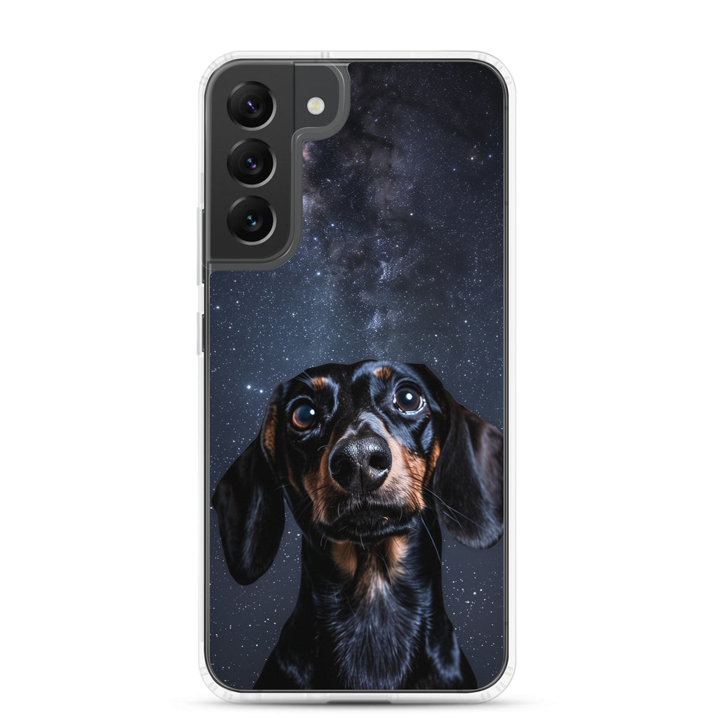 Dachshund Starry Night Clear Case for Samsung®