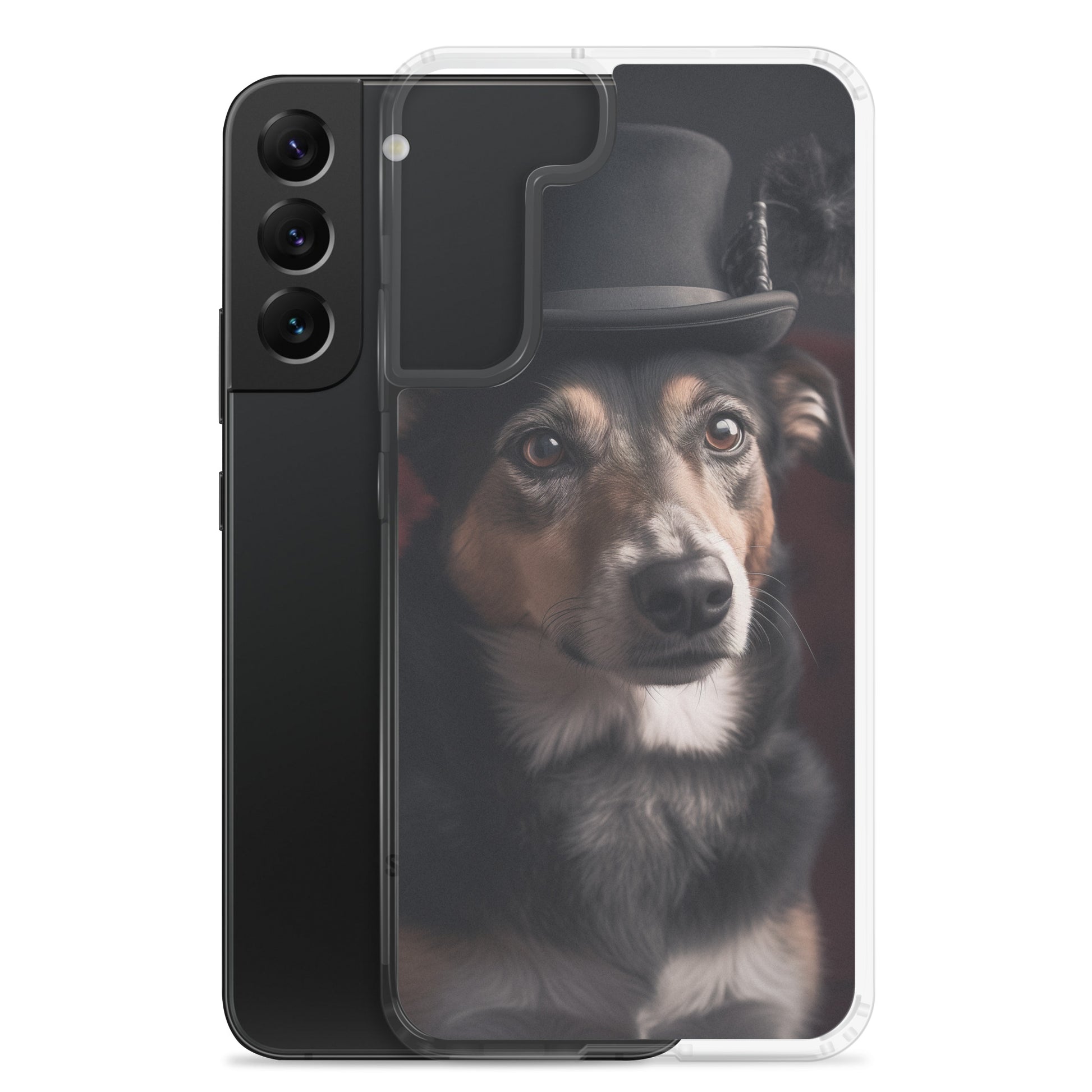 Top Hat Dog B Clear Case for Samsung®