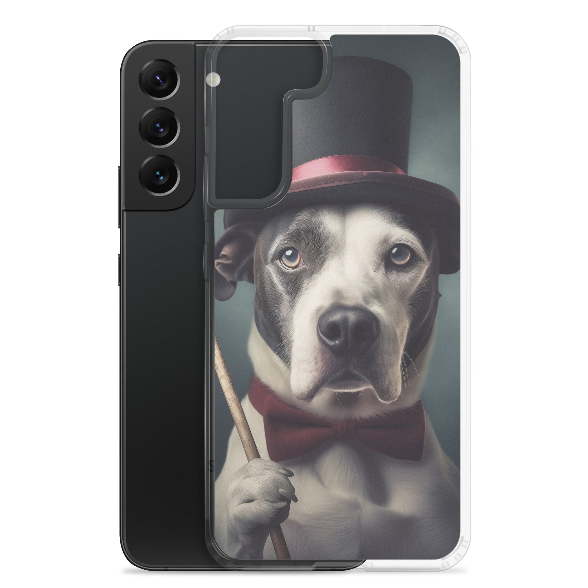 Top Hat Dog D Clear Case for Samsung®