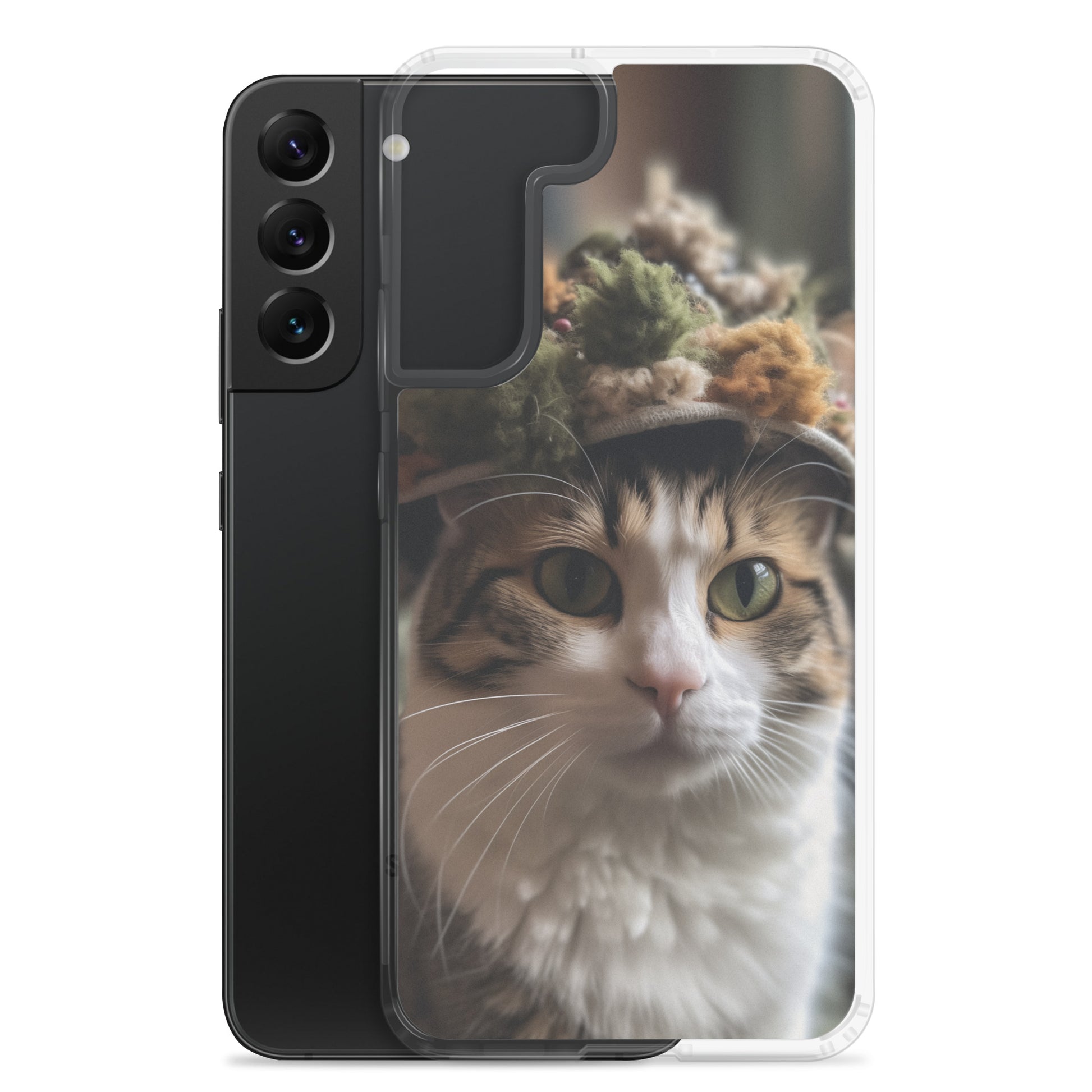 Cat Hat E Clear Case for Samsung®
