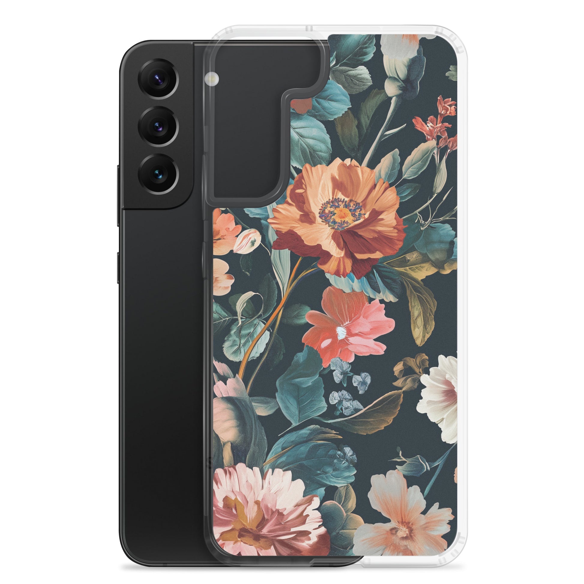 Flower Golden Clear Case for Samsung®