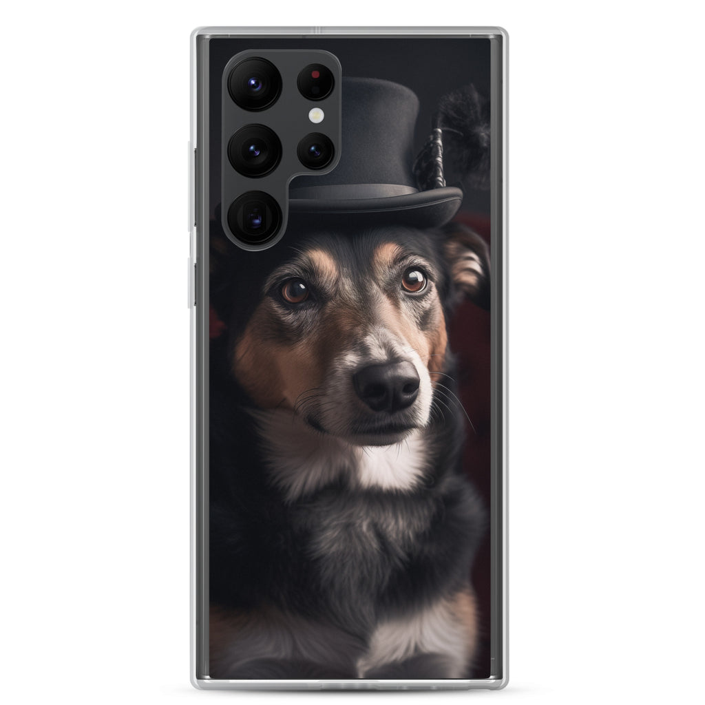 Top Hat Dog B Clear Case for Samsung®