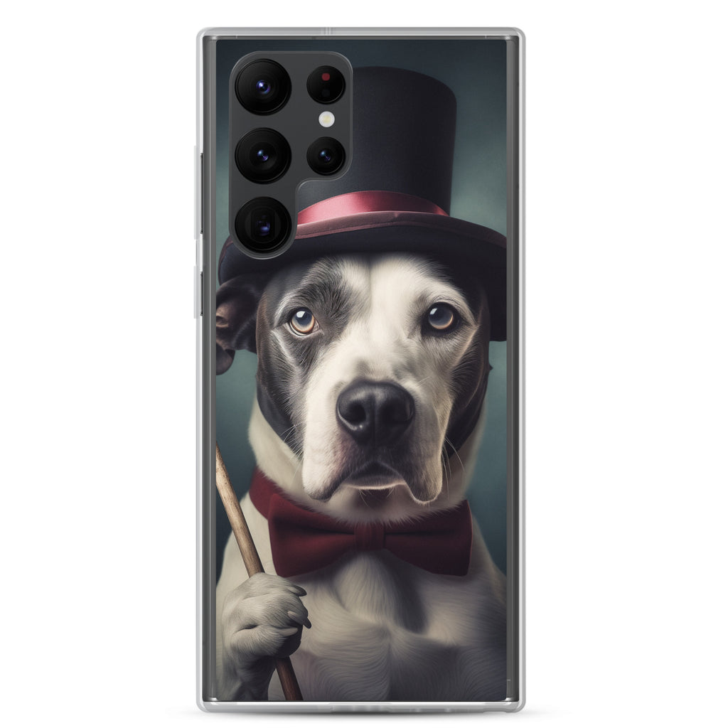 Top Hat Dog D Clear Case for Samsung®