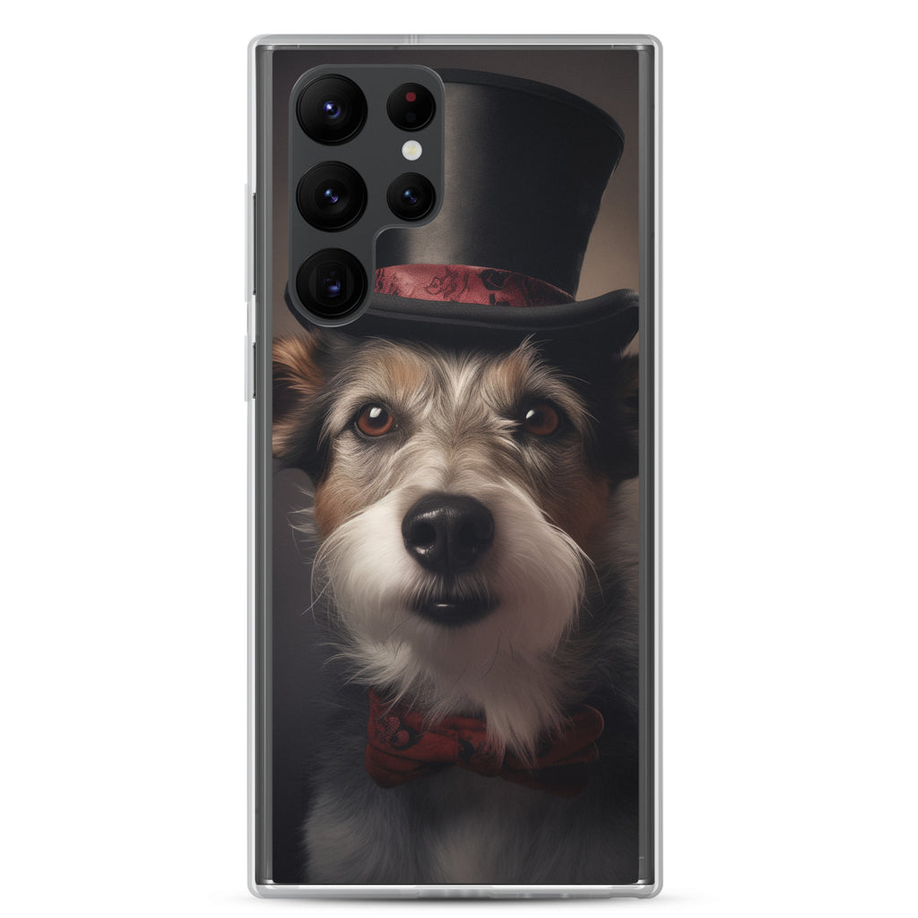 Top Hat Dog E Clear Case for Samsung®