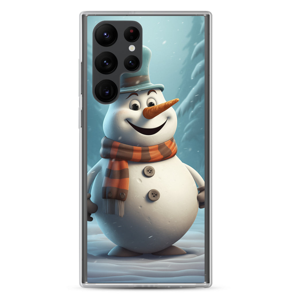 Snowman Gray Clear Case for Samsung®