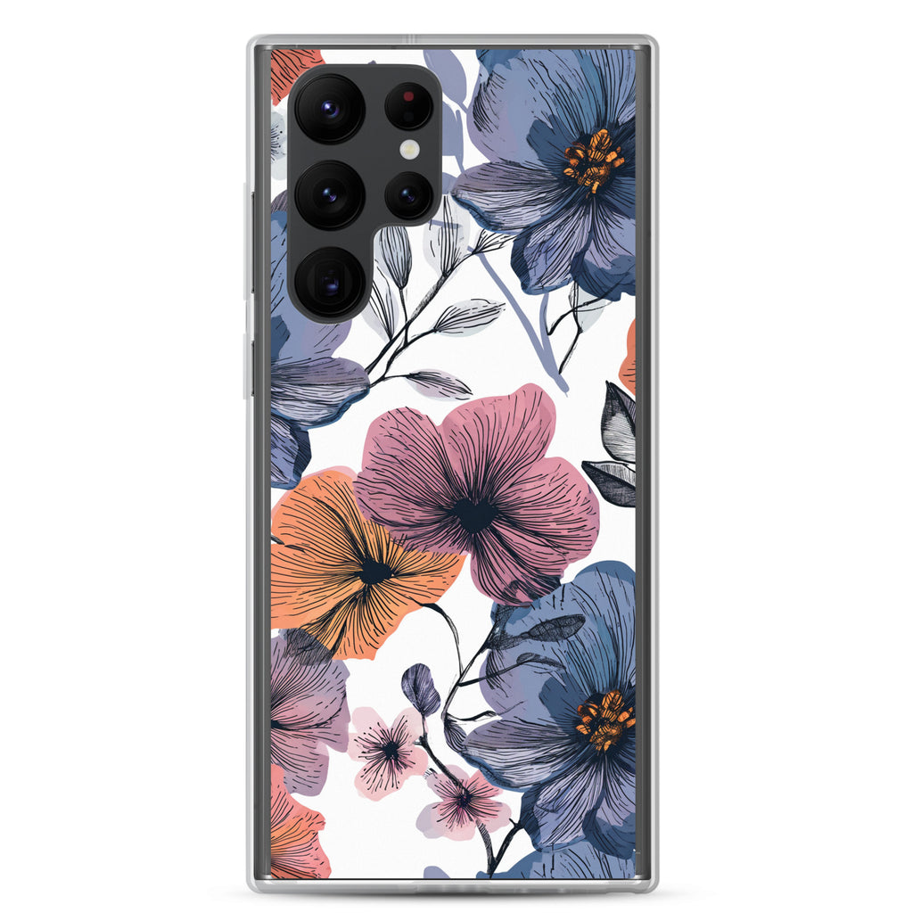 Flower Beautiful Clear Case for Samsung®