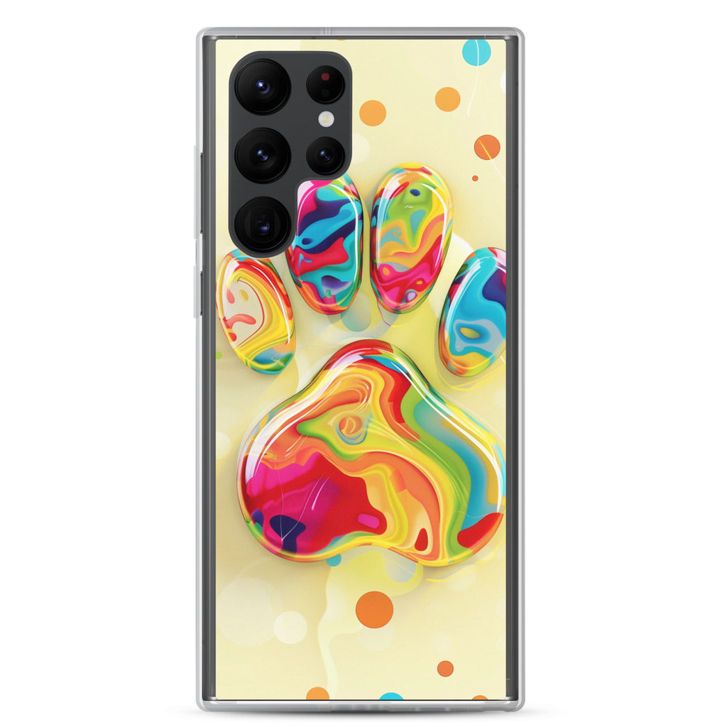 Artistic PawPrints Celestia Clear Case for Samsung®