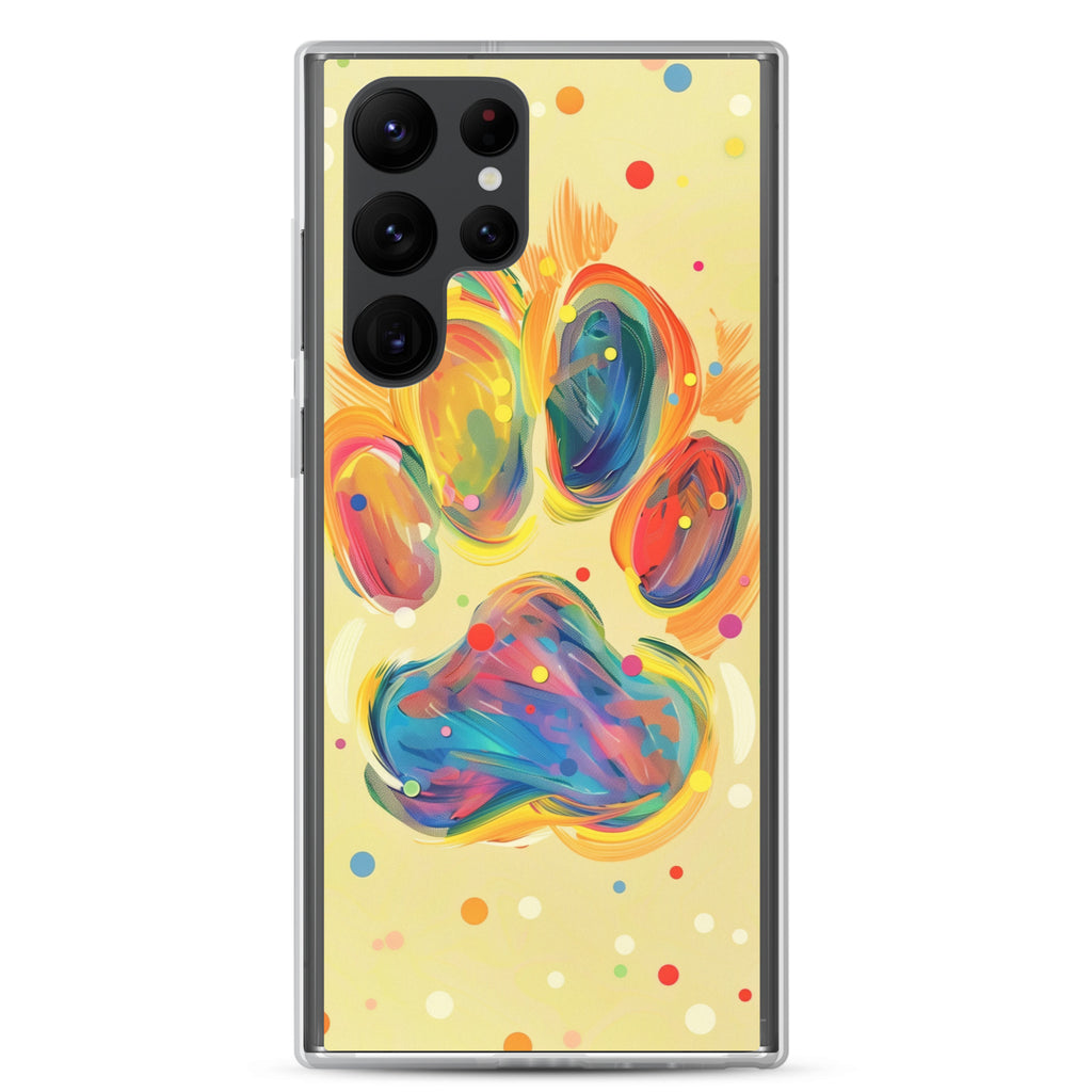 Artistic PawPrints Dreamscape Clear Case for Samsung®