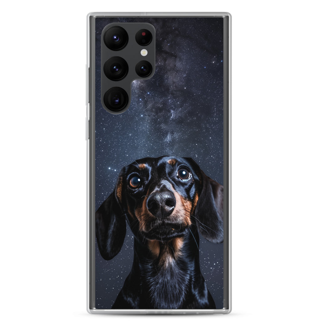 Dachshund Starry Night Clear Case for Samsung®