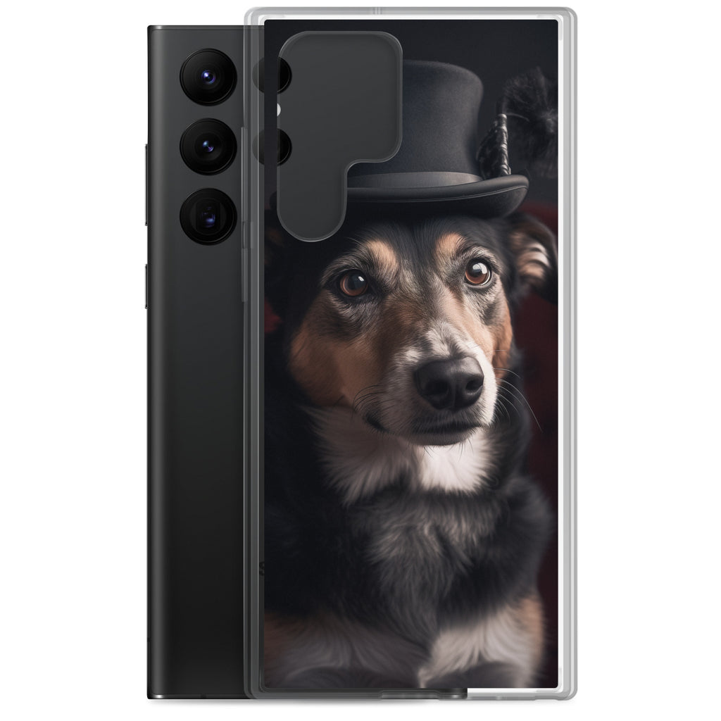 Top Hat Dog B Clear Case for Samsung®