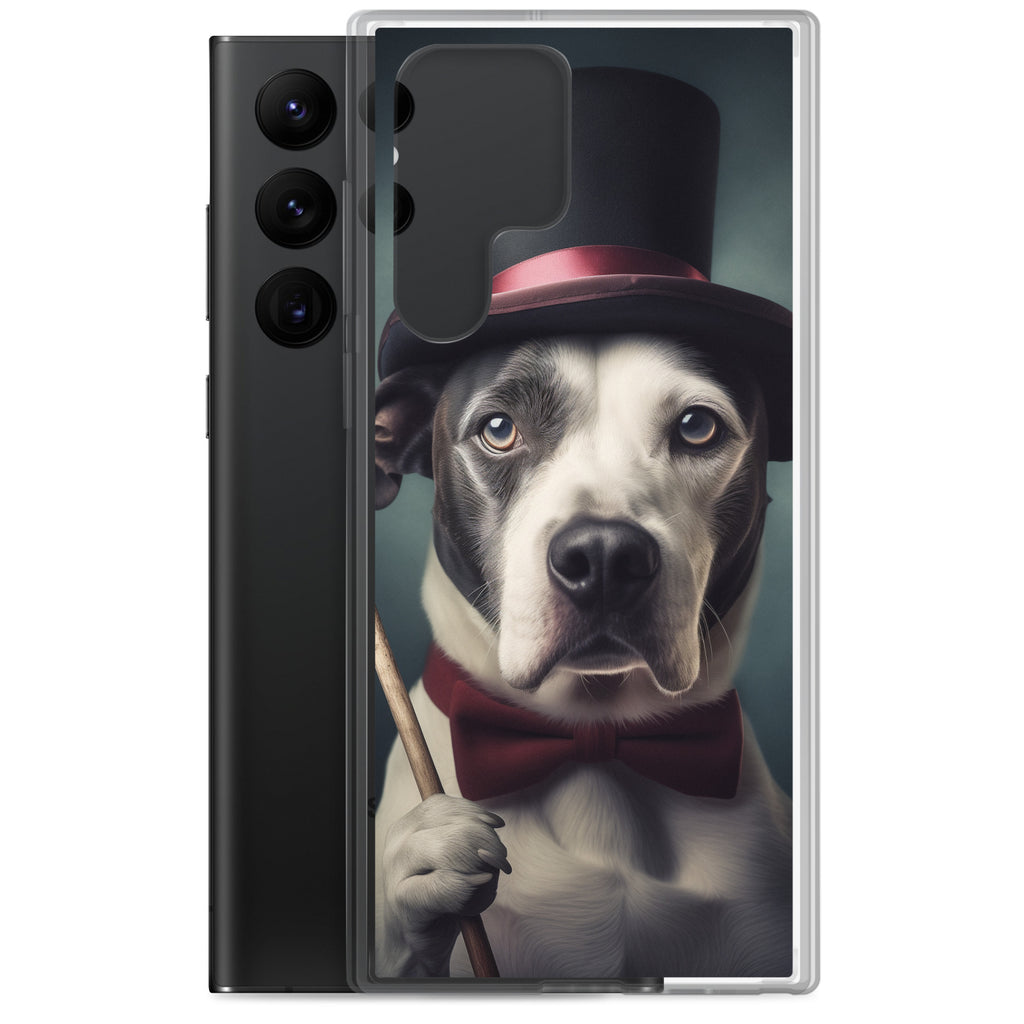 Top Hat Dog D Clear Case for Samsung®
