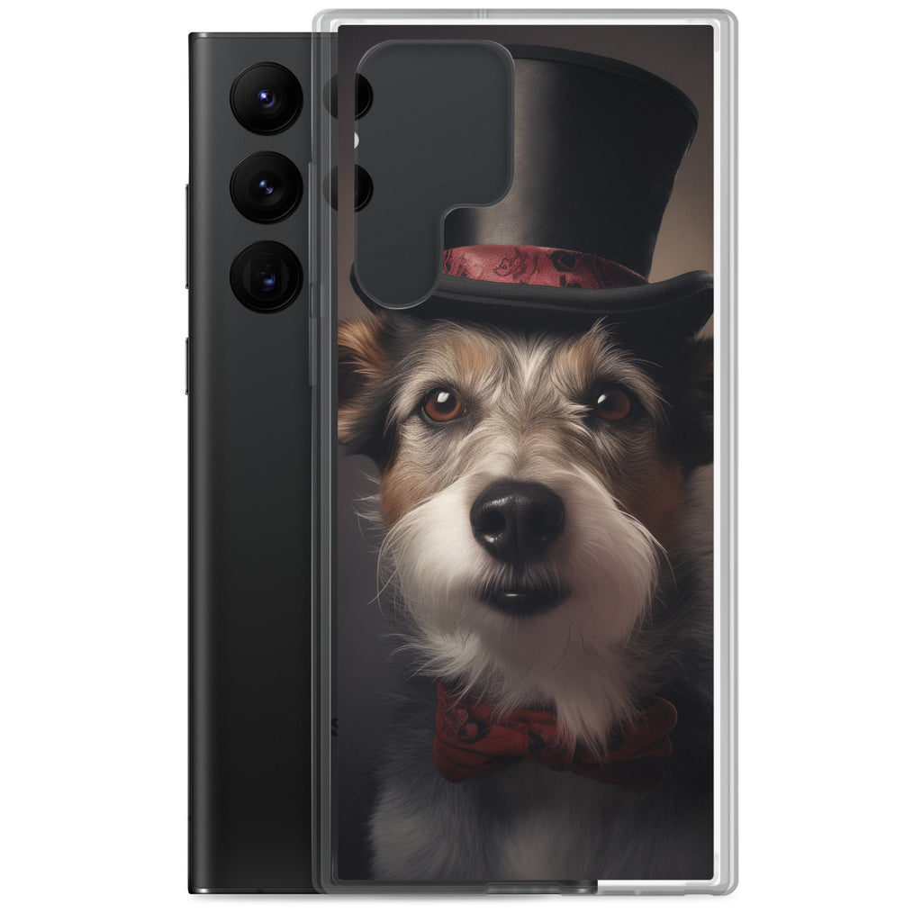 Top Hat Dog E Clear Case for Samsung®