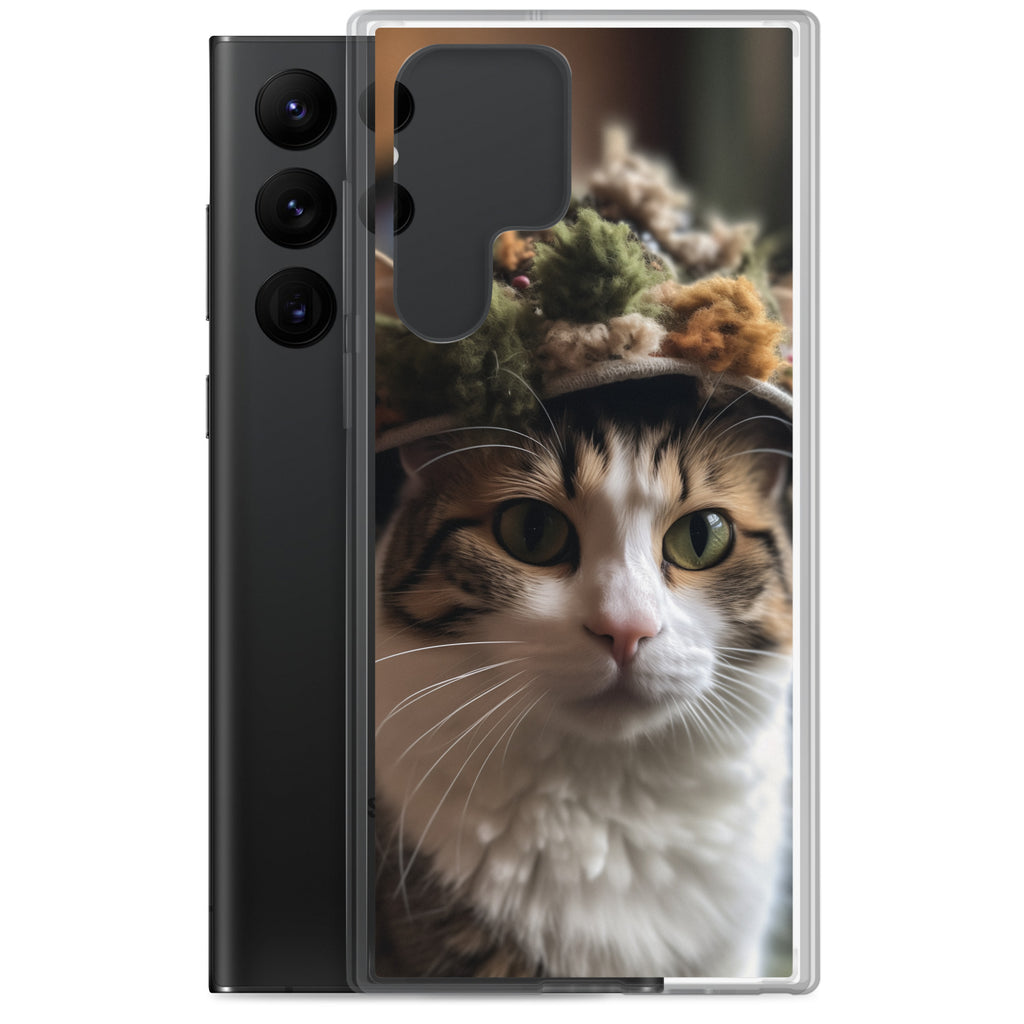 Cat Hat E Clear Case for Samsung®