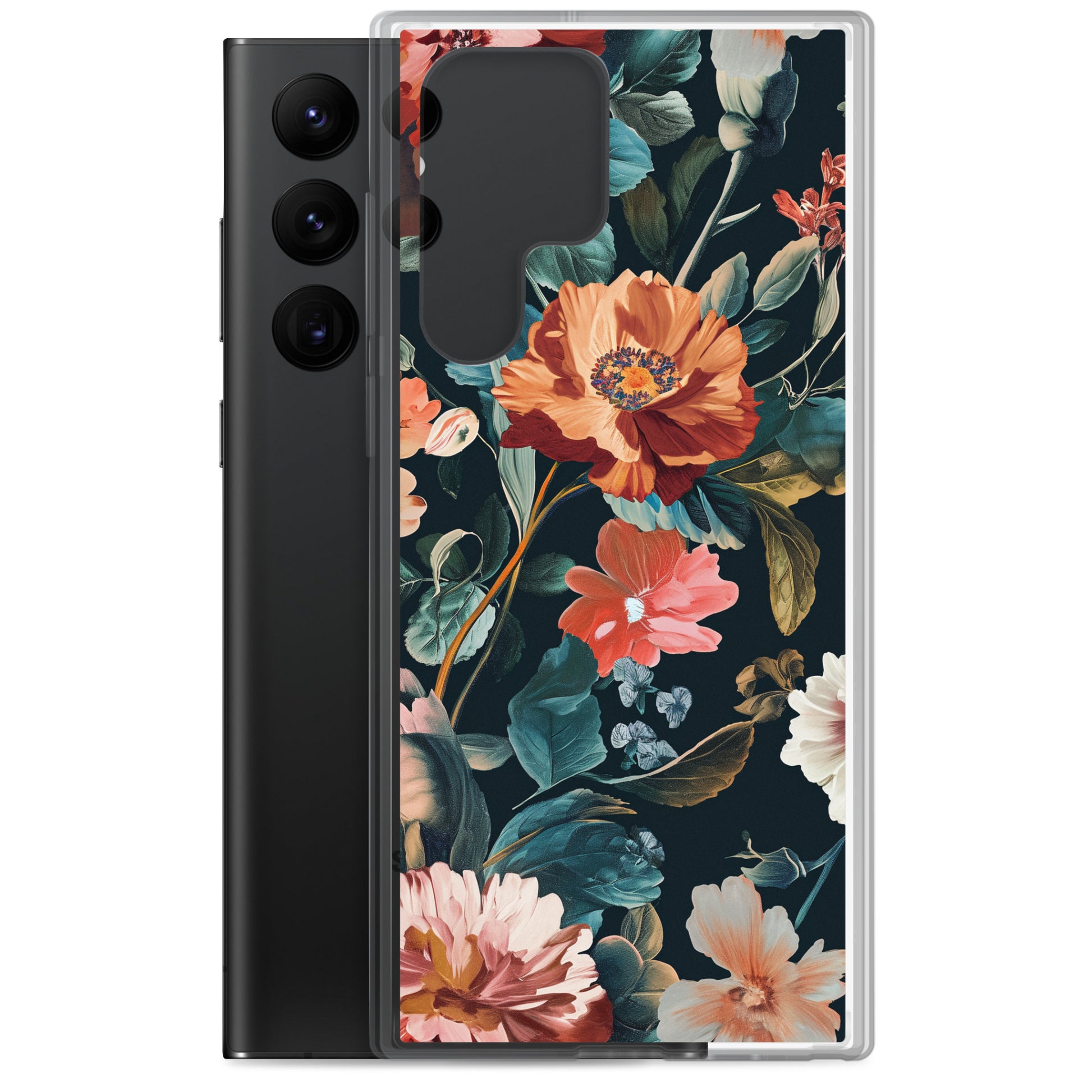 Flower Golden Clear Case for Samsung®
