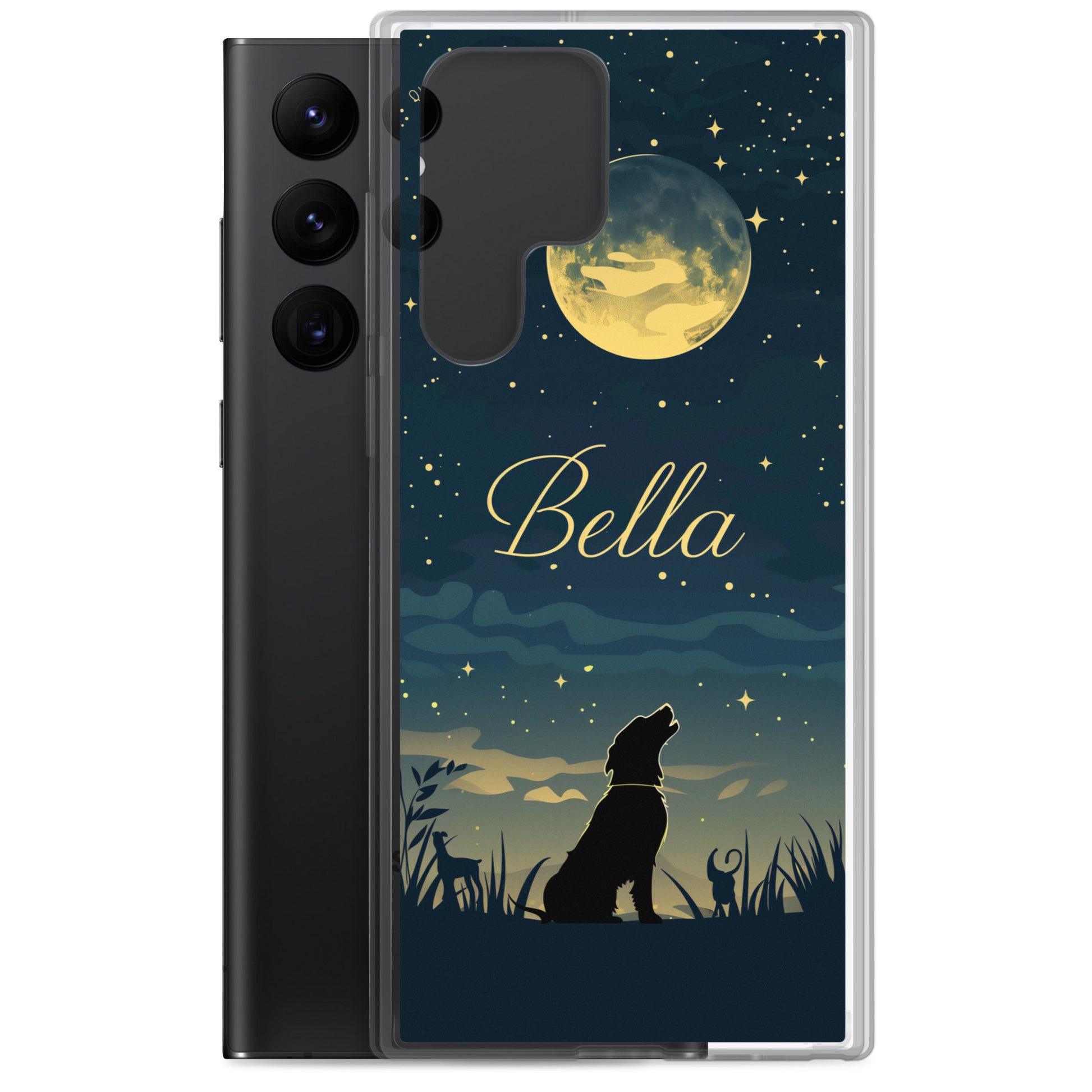 Canine Name Bella Clear Case for Samsung®