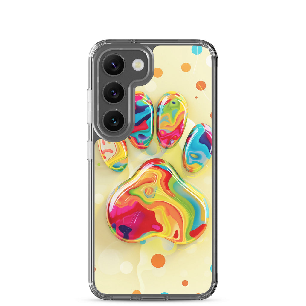 Artistic PawPrints Celestia Clear Case for Samsung®