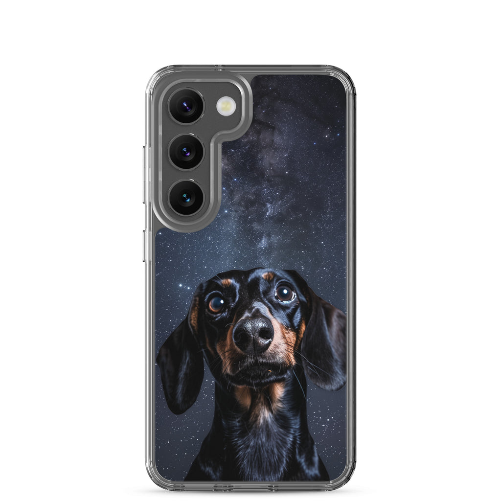 Dachshund Starry Night Clear Case for Samsung®