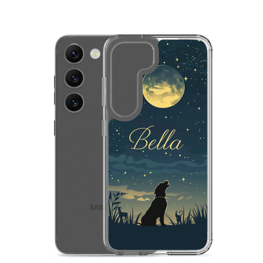 Canine Name Bella Clear Case for Samsung®