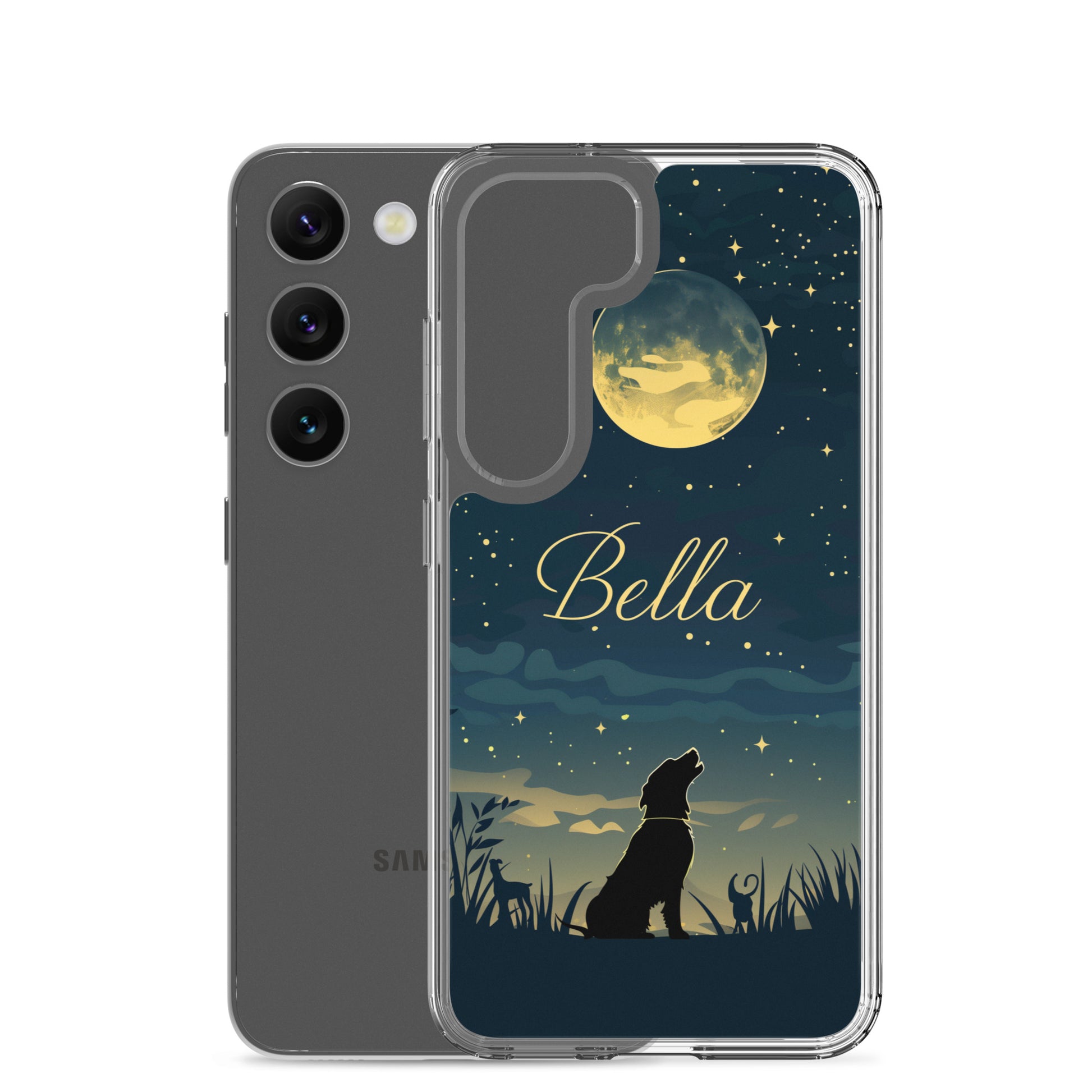 Canine Name Bella Clear Case for Samsung®