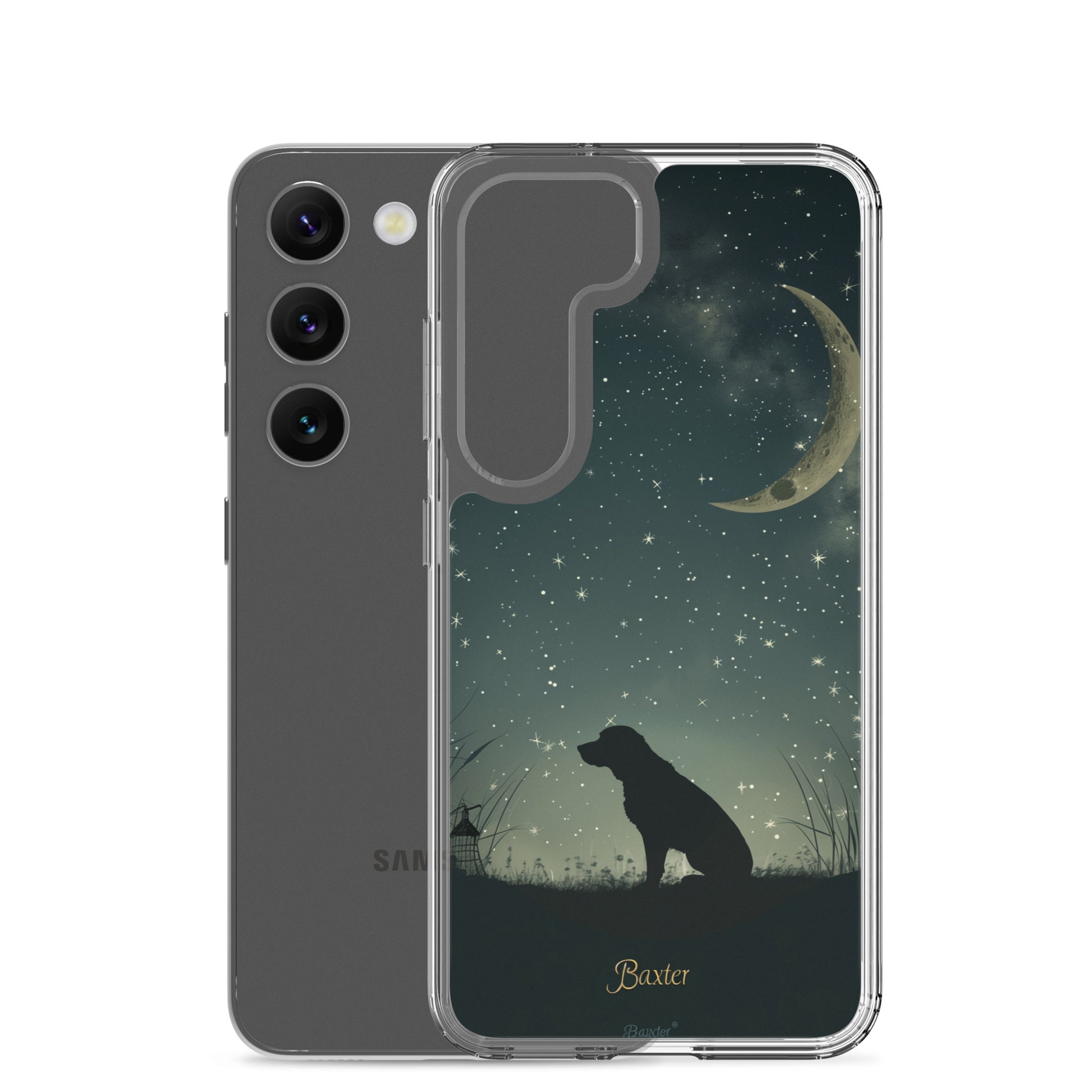 Canine Name Baxter Clear Case for Samsung®