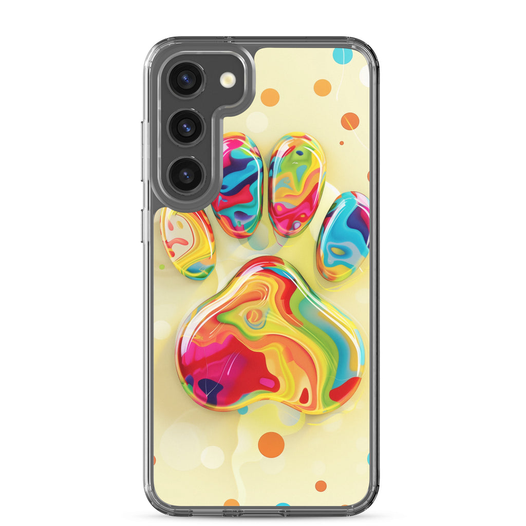 Artistic PawPrints Celestia Clear Case for Samsung®