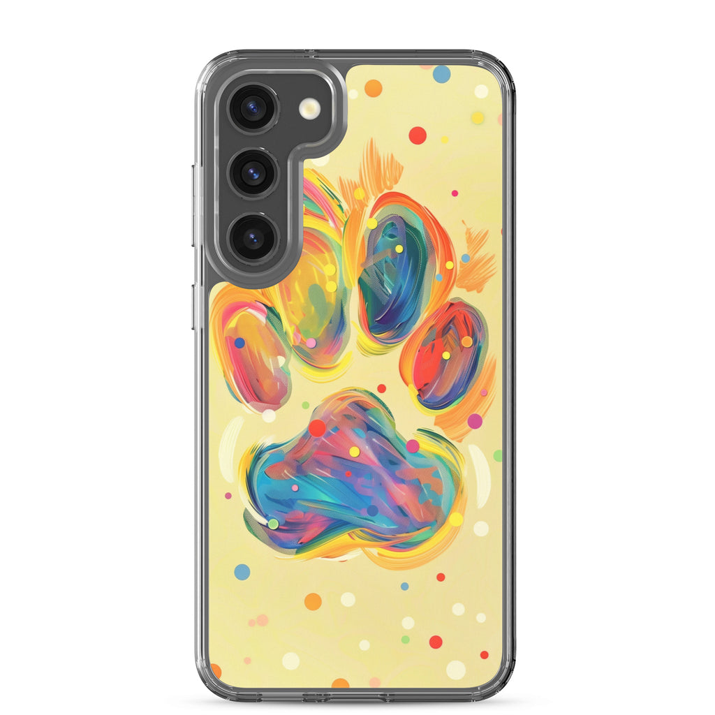 Artistic PawPrints Dreamscape Clear Case for Samsung®