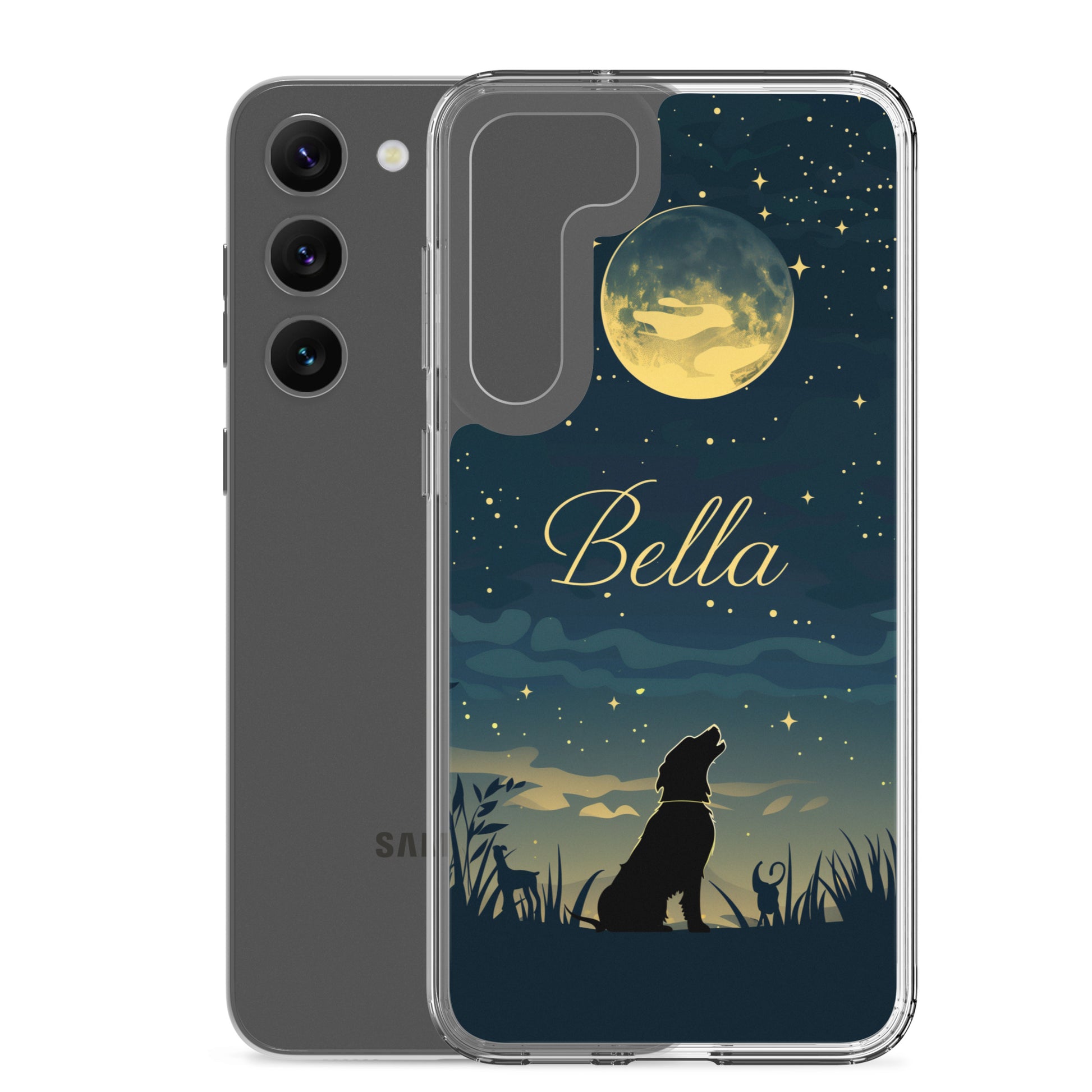 Canine Name Bella Clear Case for Samsung®